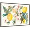 Citrus Summer I v2 by Kristy Rice 23-in. W x 16-in. H. Canvas Wall Art Print Framed in Grey